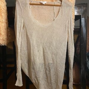 Helmut Lang distressed sweater long sleeve T shirt